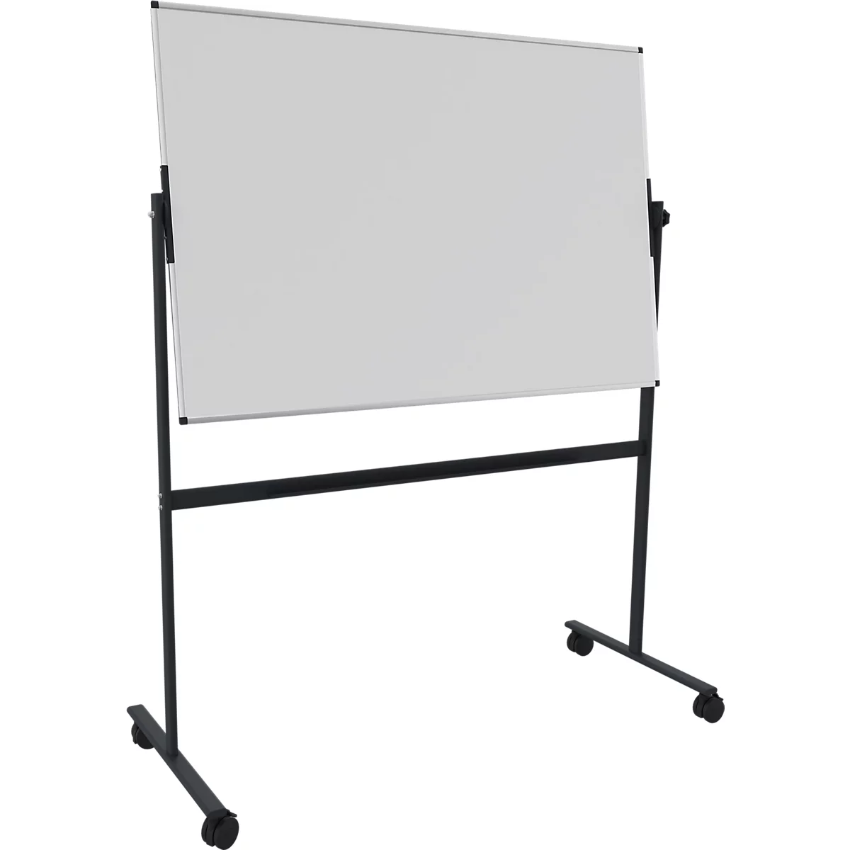 Stativ-Drehtafel Legamaster UNITE PLUS, magnetisch, drehbar um 360°, B 2000 x T 12,6 x H 1000 mm, emaillierter Keramikstahl, weiß